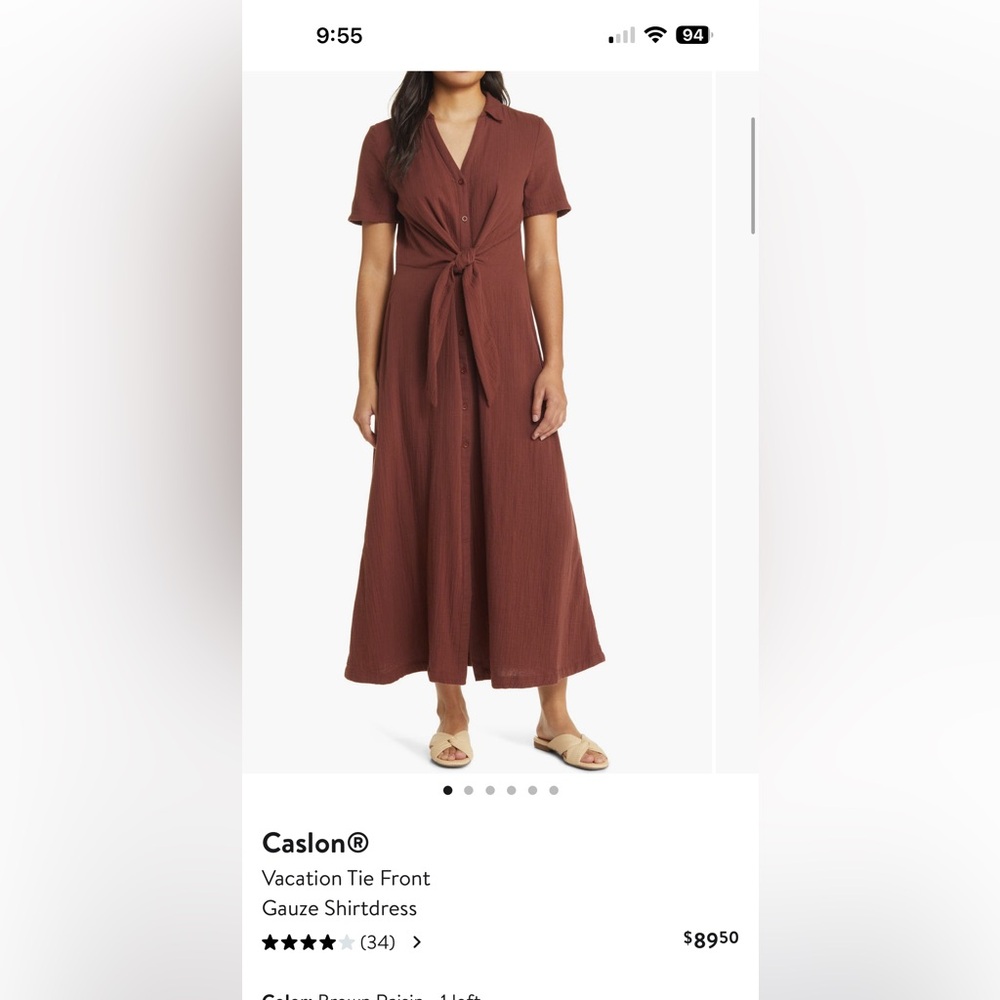 Calson maxi tie dress - so comfy!! Only wore once.